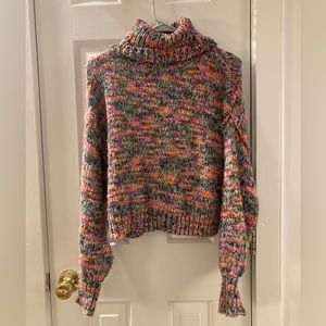 Wild Fable, size small, multicolored turtleneck sweater